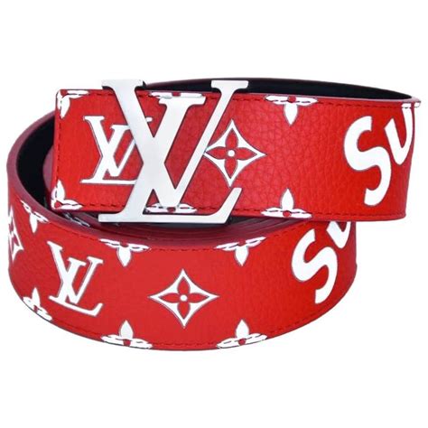 supreme louis vuitton belt red|louis vuitton supreme foulard.